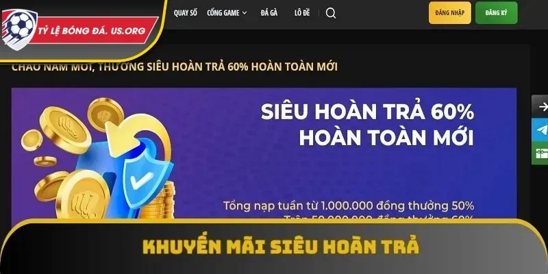 Giải trí có cơ hội hoàn tiền thường xuyên